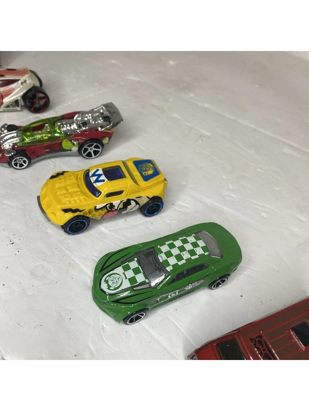 Nintendo Hot Wheels, Set Of 7,Donkey Kong, Yoshi, Toad,Luigi,Mario,warrio